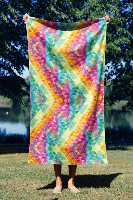 Mijölnir Geometric Mozaic 90 Toalla de Playa 90x150cm Microfilamento 70% Poliéster 30% Poliamida Multicolor